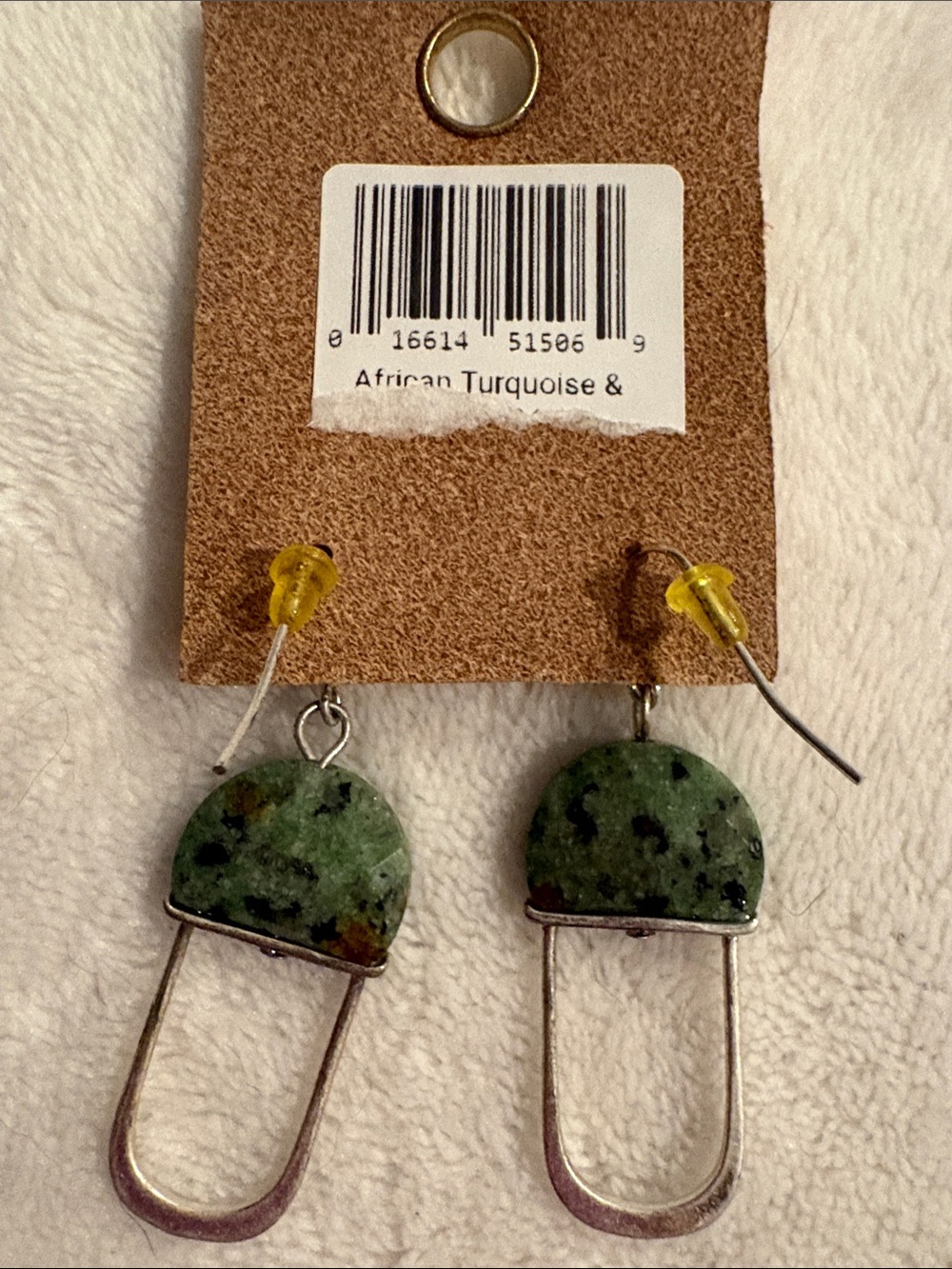 Scout Curated Wears African Turquoise Drop Earrings - Picture 2 of 2
